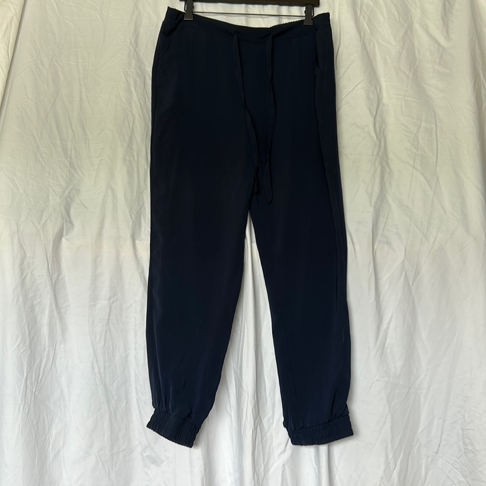 NWOT Redtag Navy Blue Elastic Waist Elastic Ankle UK18 = US16